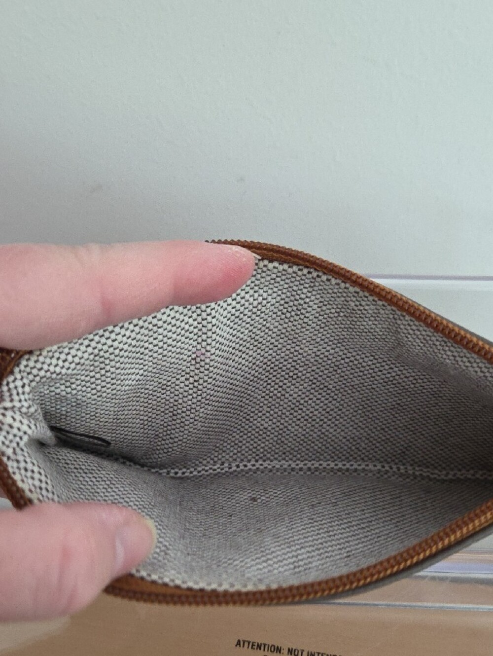 Dooney & Bourke Yellow and Brown Pebbled Leather Pouch Bundle, EUC - Picture 4 of 7